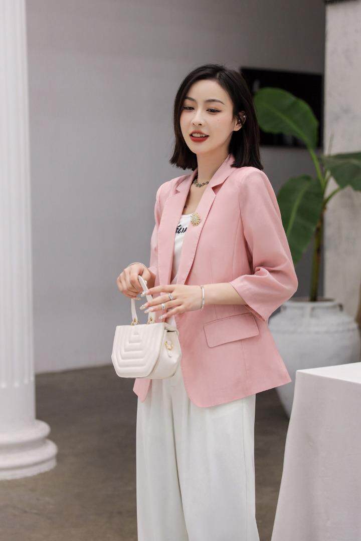 早夏半衬包边外套，其它，雪飞诗