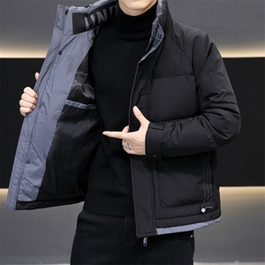 新款立领羽绒服男保暖夹克外套613B-29018-P170图片