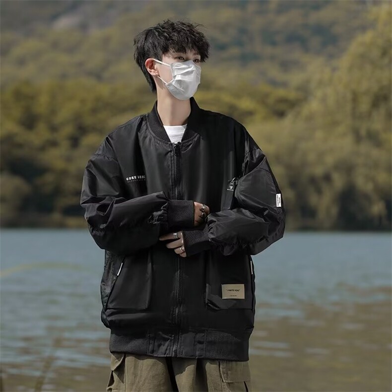 秋季青春流行男夹克文艺潮外套WK61P68,男装夹克,星座1116-2