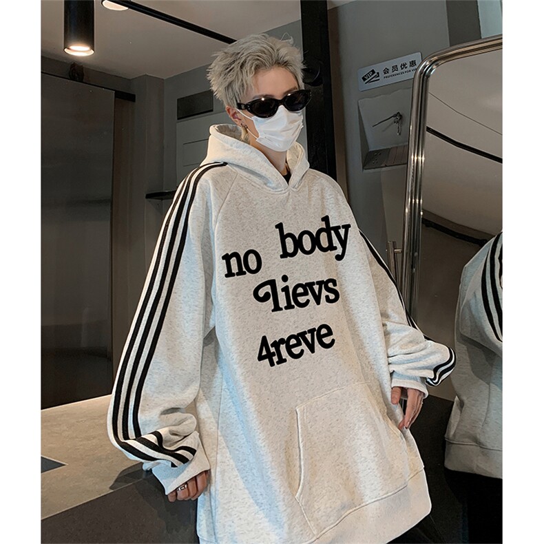 抖音得物供货提供视频秋冬重磅美式宽松织带连帽卫衣0615，男装卫衣，电商A486