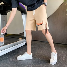 夏季男士时尚印花字母运动短裤INS港风休闲宽松直筒卫五分裤6607，男装牛仔裤，星座1116A-2（原606A-1）