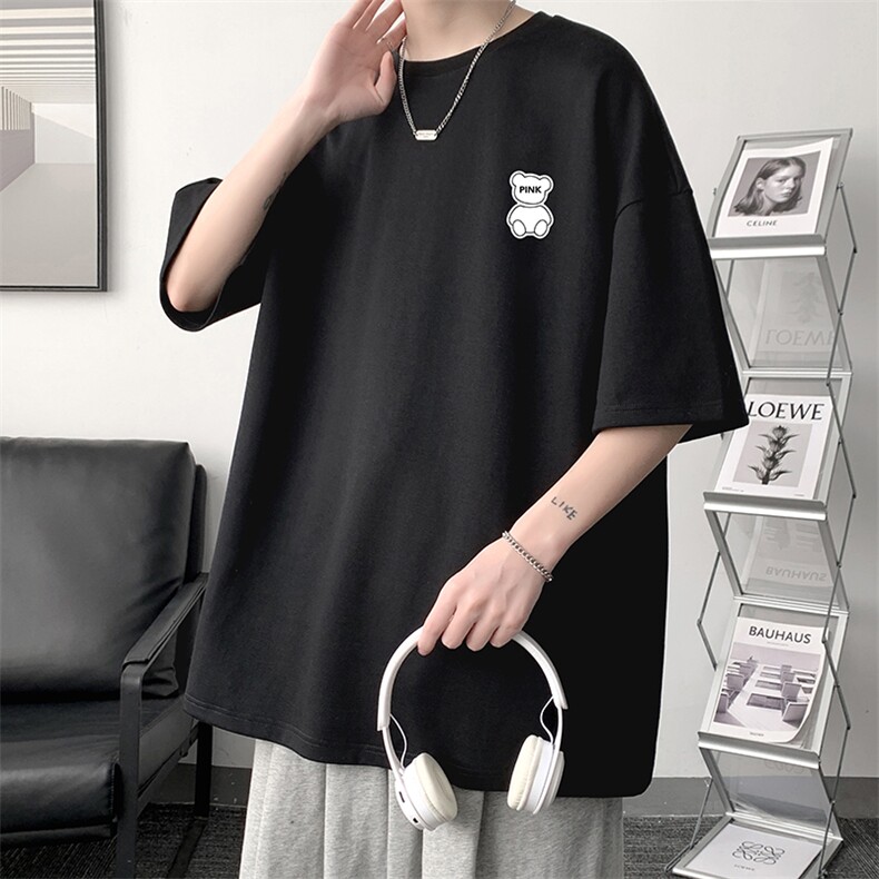 纯棉短袖t恤男大码半袖打底衫宽松体恤衫DX17292-P20大皂风,男装T恤,电商A040