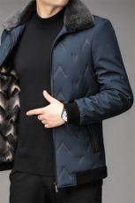 男士加厚保暖棉服冬季爸爸装新款翻领商务休闲上衣男装厚款外套，男装棉衣，电商B212（原钱塘6029）