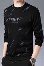 男装加绒卫衣男2023秋季新款中青年商务休闲宽松士圆领长袖上衣，男装卫衣，电商B212（原钱塘6029）