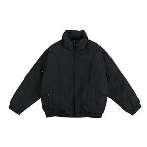 AY76/特P158控208冬季社会小伙高级设计师简约潮牌纯色棉服男咖首图片