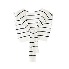 时尚明星同款条纹披肩百搭显瘦柔软舒适，披肩，唯若美羊绒