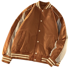 2024新款立领加棉棒球服潮流夹克棉衣外套冬A436-963-P90控价128，男装夹克，电商A436