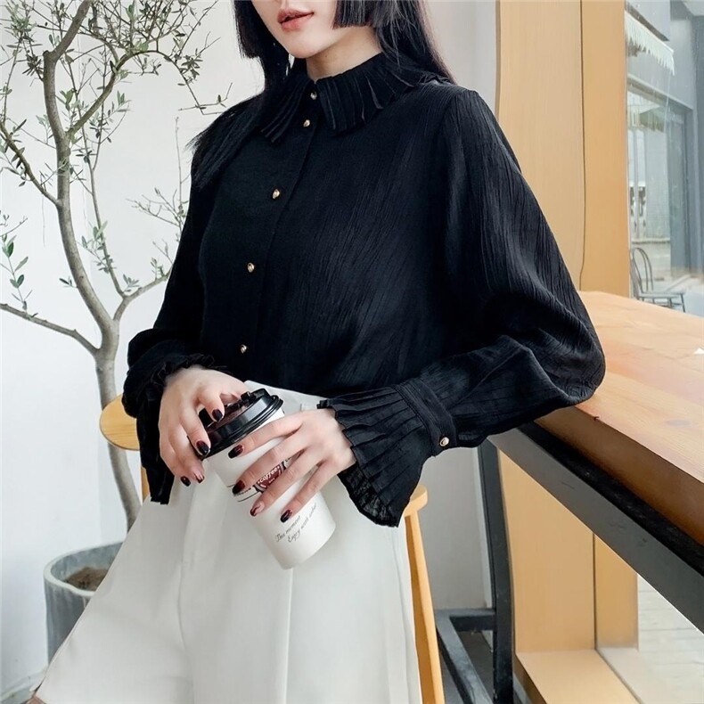 简约百搭褶皱裙，其它，米壹(1F)