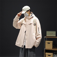 新款男女高品质户外登山服青少年学生冲锋衣夹克外套HS6606-P65，男装夹克，星座1206（原A206）