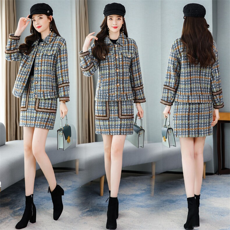 个性百搭显瘦减龄优雅气质时尚潮流2021秋冬新款，女装套装/套裙，铭街依杨