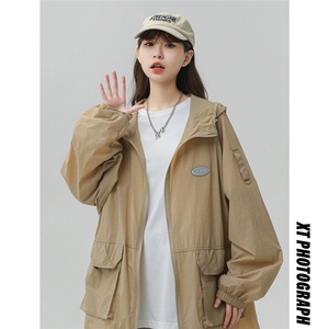 1中性无影墙工装大口袋大码M-5XL户外潮牌防晒服FS77009特P39控78图片