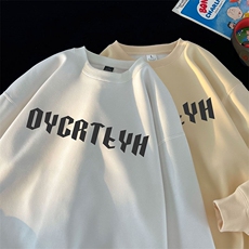 卫衣男秋季新款港风宽松华棉复合牛奶丝圆领套头上衣WY570-P29，男装卫衣，星座214-3