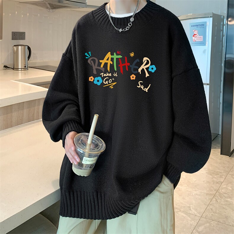 半高领毛衣男士大码针织衫男毛线衣男M18301-P45加绒款-P65,男装针织衫/毛衣,电商A040