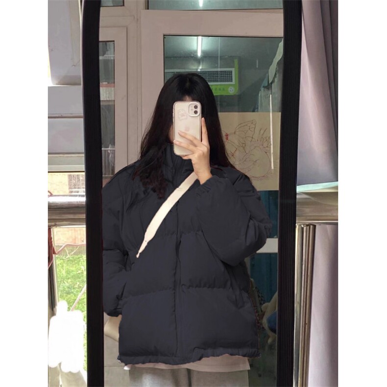 网图立领羽绒棉服棉衣加厚韩版宽松男女情侣面包服,男装棉衣,星座410-7
