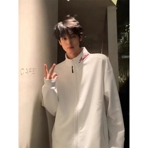 1506/QWY130/P39春秋新款休闲运动套装男士宽松大码跑步服图片