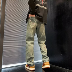 牛仔裤男秋季新款休闲裤高街k595P44，男装牛仔裤，星座1116-2