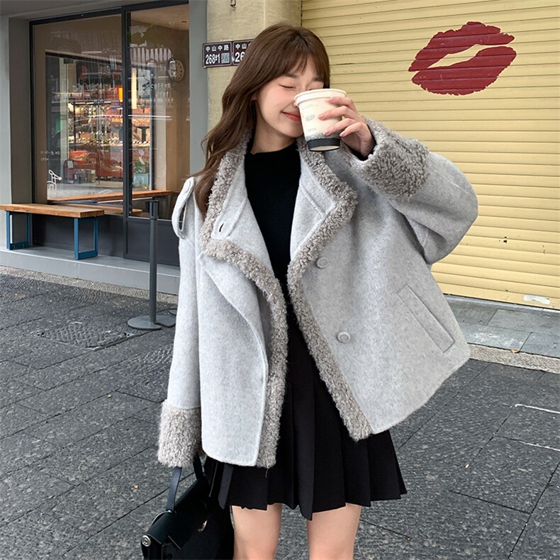 2025年秋季女装女士精品毛呢外套2B082-2233-P265-K398,女装毛呢外套,2B082