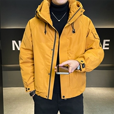 户外工装冲锋衣50白鸭绒羽绒服男冬季防寒服外套C317-Y809-P235，男装夹克，电商C317