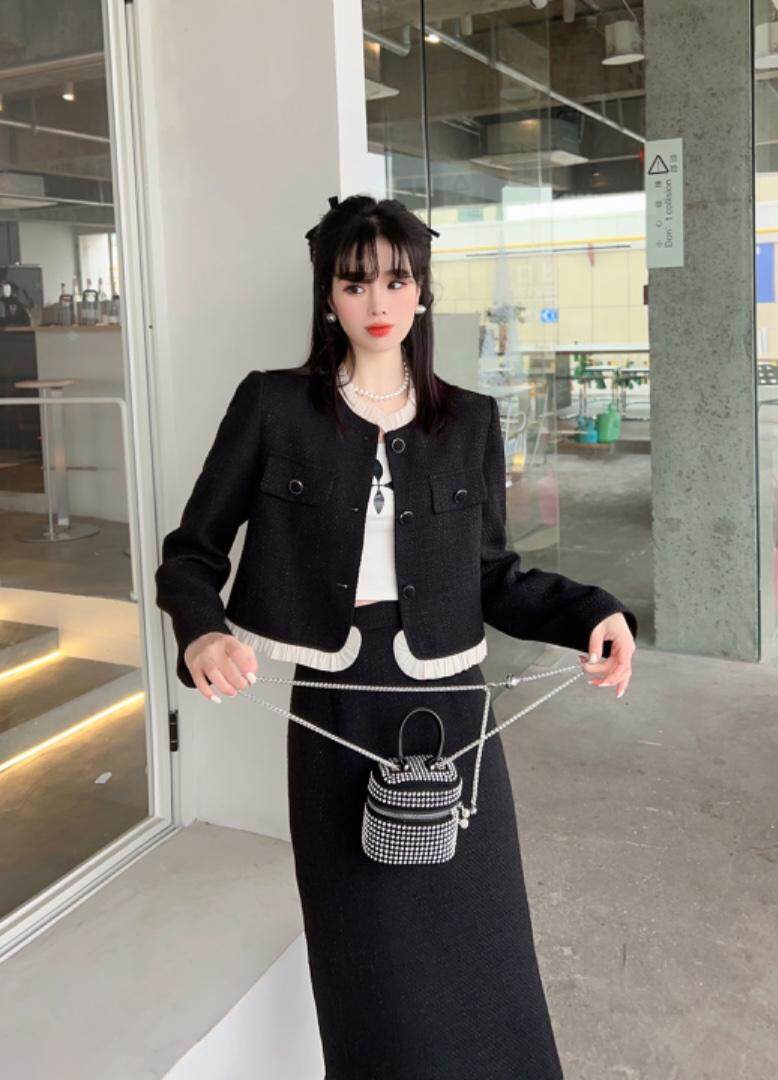 小香套裙，其它，韩伊雪