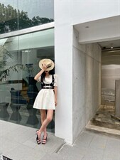 风叠穿～钉珠套装，女装职业装，GN