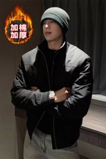 网图已下单10W件加棉加厚宽松夹克棉衣J5296J加棉-特P45，男装夹克，电商A001-1