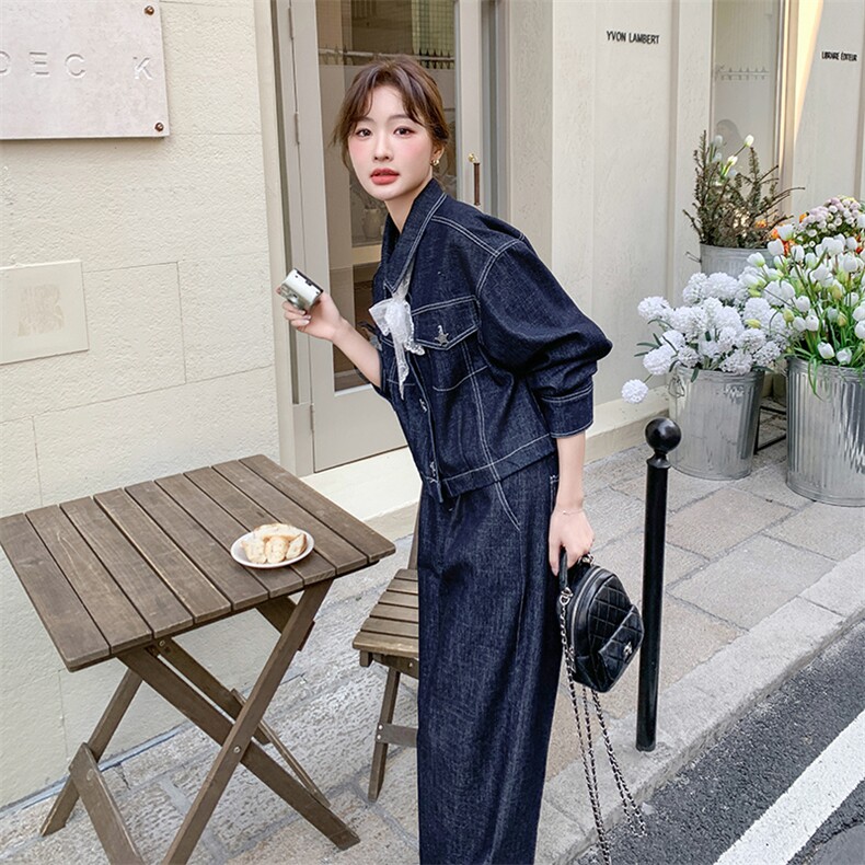 2025年春季牛仔套装,女装套装/套裙,浙宝069