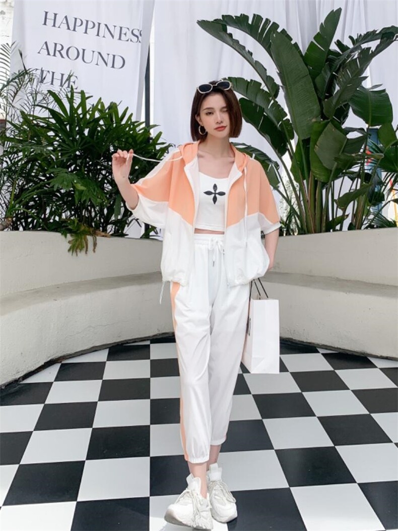 热销款防晒套装#，女装职业装，时尚衣家