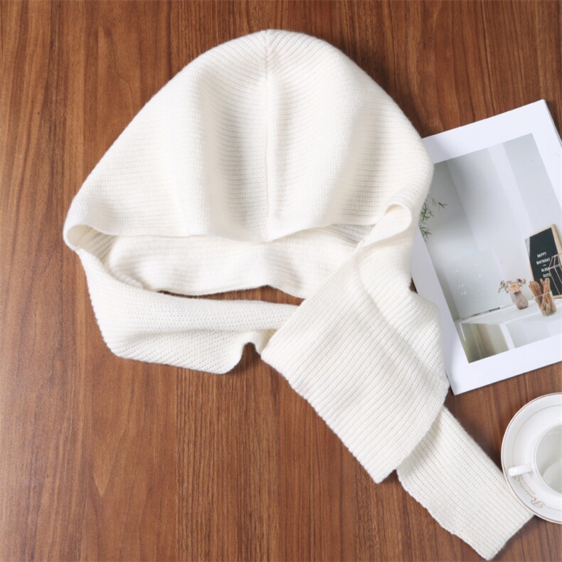 2025年秋季时尚百搭通勤简约休闲穿孔围巾，围巾，九月九羊绒