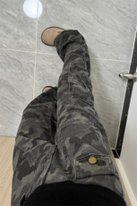 网图现货情侣款男女通用迷彩裤XZ610A-1-YK09-P55，男装休闲裤，星座610A-1