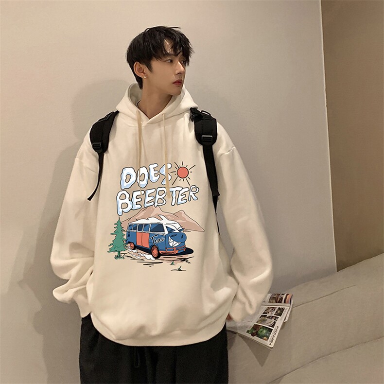 纯棉连帽卫衣男大码运动帽衫宽松薄WY2269-P35,男装卫衣,电商A040