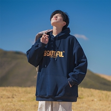 B225-A6462-P53-X68-印花连帽卫衣-(聚酯纤维），男装卫衣，电商B225