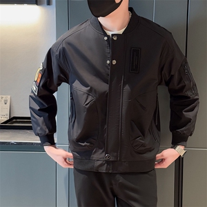 9921-P98 控138 春季新款社会小伙潮店主风夹克男外图片