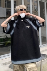 polo衫短袖t恤男夏季宽松休闲半拉链体恤衫XZ514-2-202481-P63，男装T恤，星座514-2(原B239)