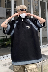polo衫短袖t恤男 夏季宽松休闲半拉链体恤衫 XZ514-2-202481-P63图片