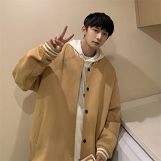 440克开衫纯色卫衣排扣棒球服得物秋冬潮男棉套头外套DYW001-P90，女装短外套，星座216(原A116)