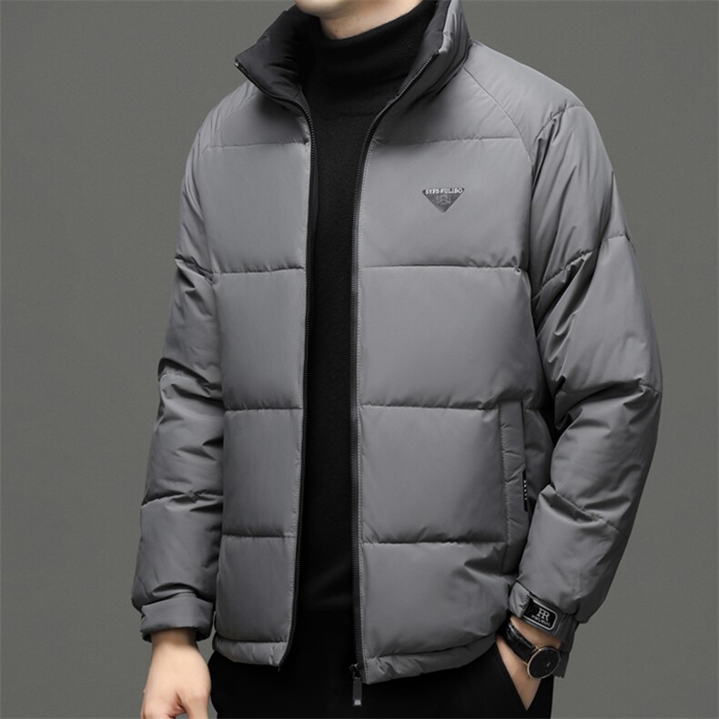QA2283钱塘2020-2冬季厚款商务休闲立领百搭中年男士羽绒服P92,男装羽绒服,钱塘207-2