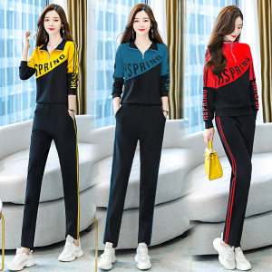 2025春季时尚简约大方气质优雅收腰显瘦休闲修身百搭潮流两件套，女装套装/套裙，妙形