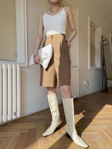 现货～百搭西装中裤，女装西装，LION&CAT(2F)