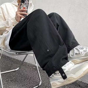 日系cityboy裤子男夏季设计感高级小众直筒裤潮牌E79-P45图片