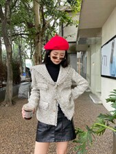 【现货】高定金丝手工拉毛小香外套，其它，欧尼蒂