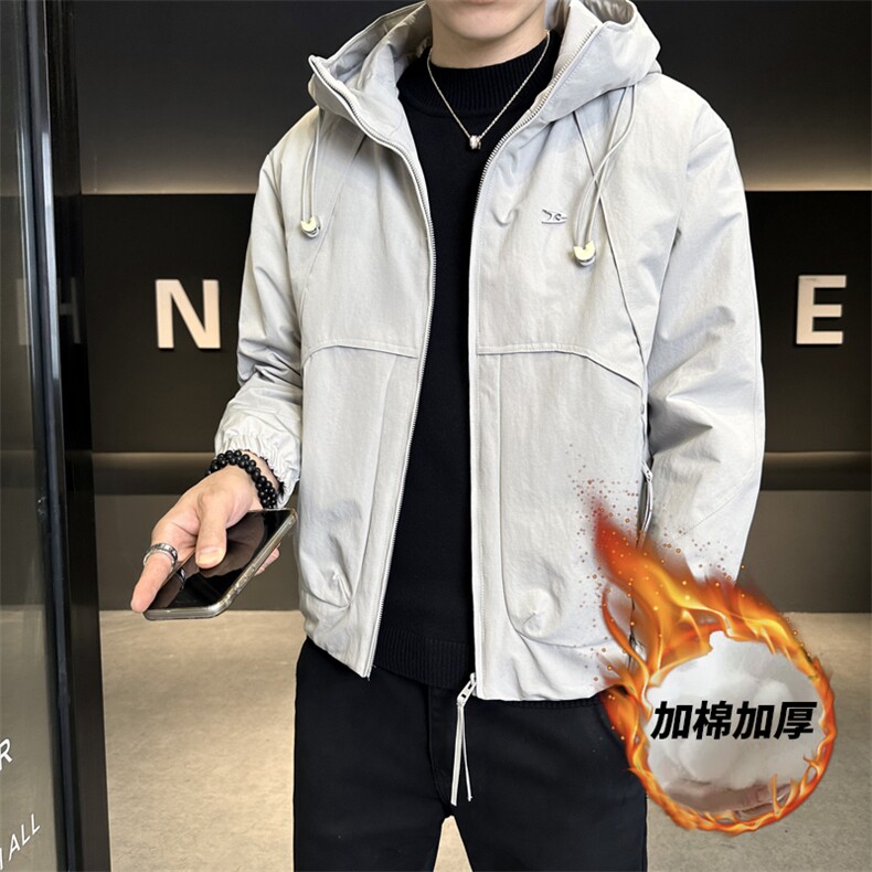 3918P1352025新款棉服加棉冲风衣夹克棉衣外套控卷后195,男装夹克,星座414（原B263）