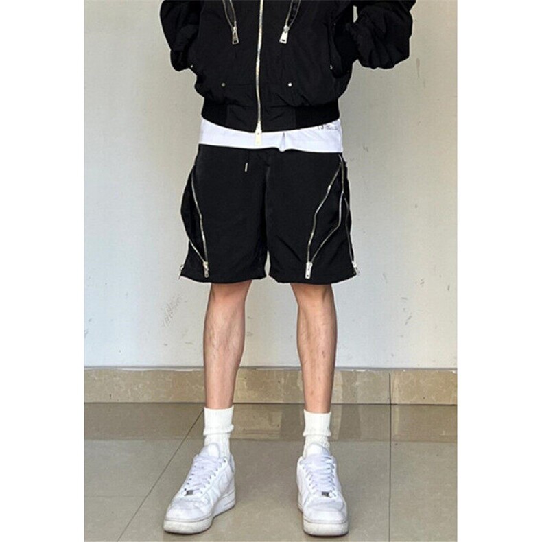 工装短裤男款夏季潮牌拉链机能裤子过膝冲锋休闲五分裤KS01,男装休闲裤,星座1116A（原606A-3）