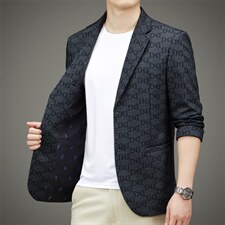 BAMJ-2802钱塘2020-2春秋季新款中年男士休闲商务西服外套P102，男装西服，钱塘207-2