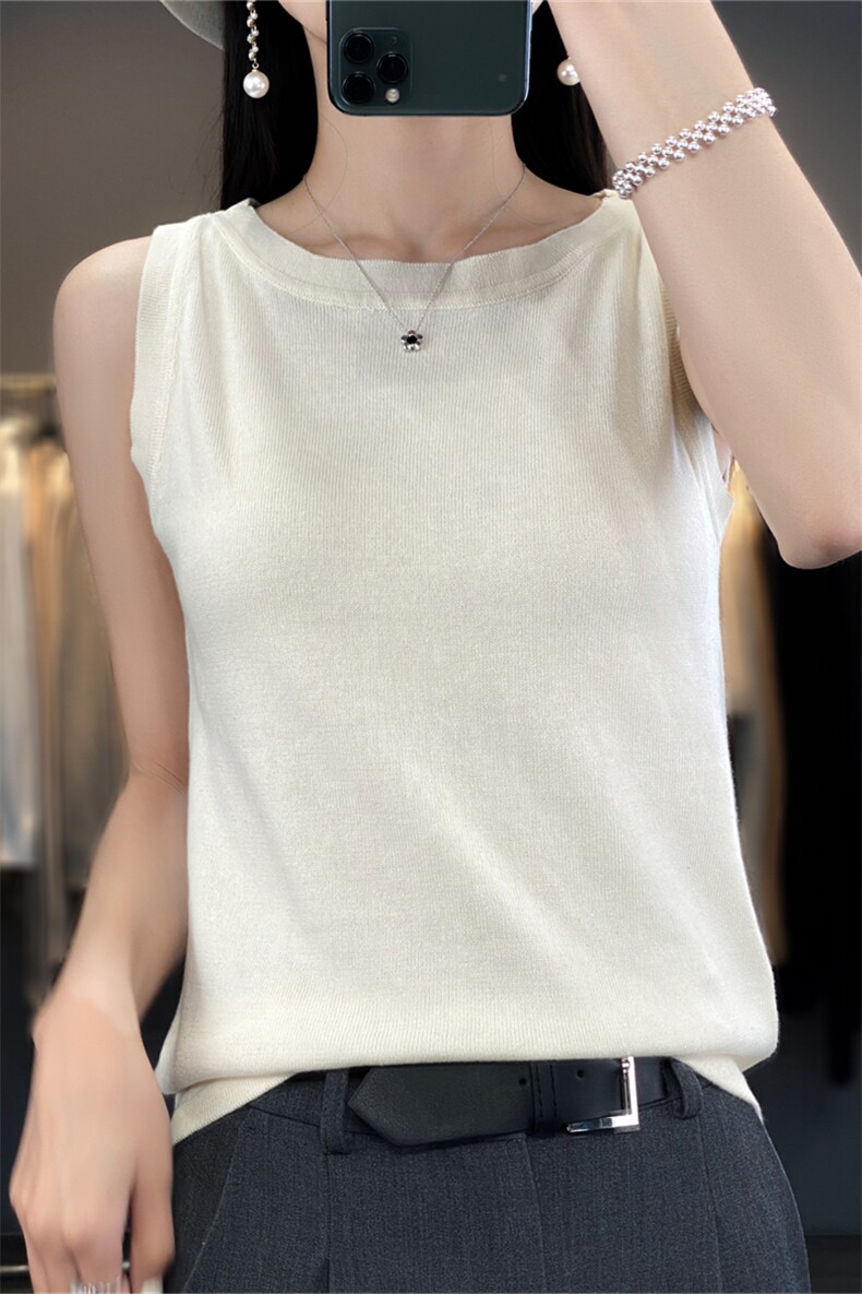 黑白条纹100%纯棉线吊带背心女新款春夏季无袖内搭打底衫短款针织,女装背心吊带,斯美雅电商供货