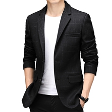 羊毛休闲外套男士冬商务休闲单西服宽松商务休闲西装YLA8601-P300，男装西服，电商B212（原钱塘6029）