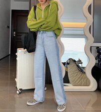 AB面宽松直筒，其它，朵朵鱼