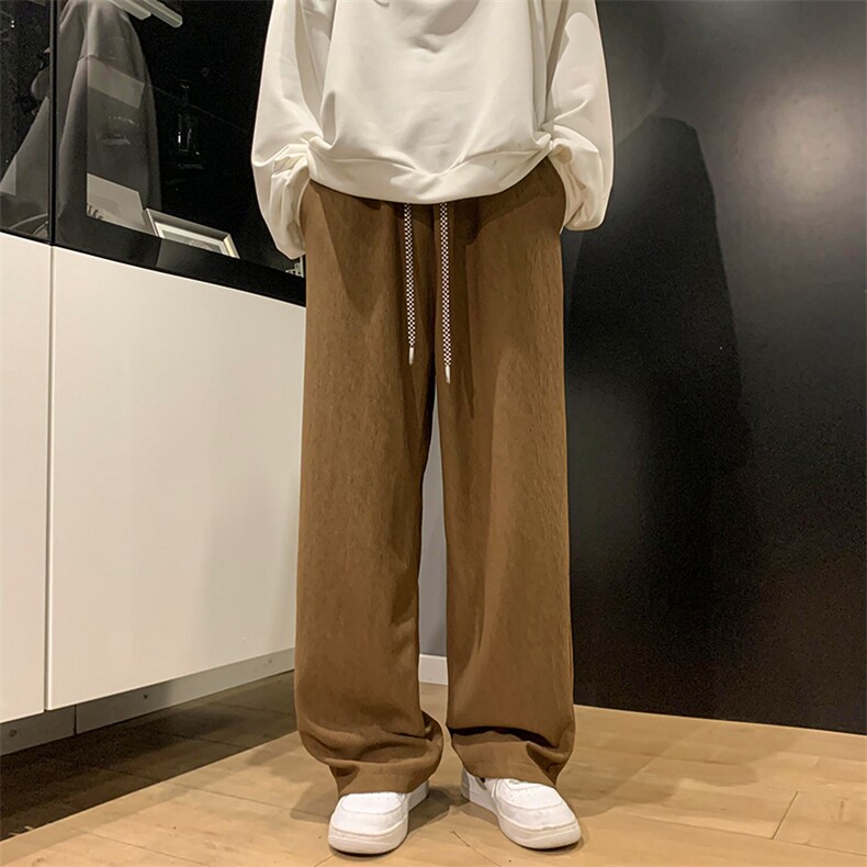 现货宽松直筒休闲裤男KD525-P40图片
