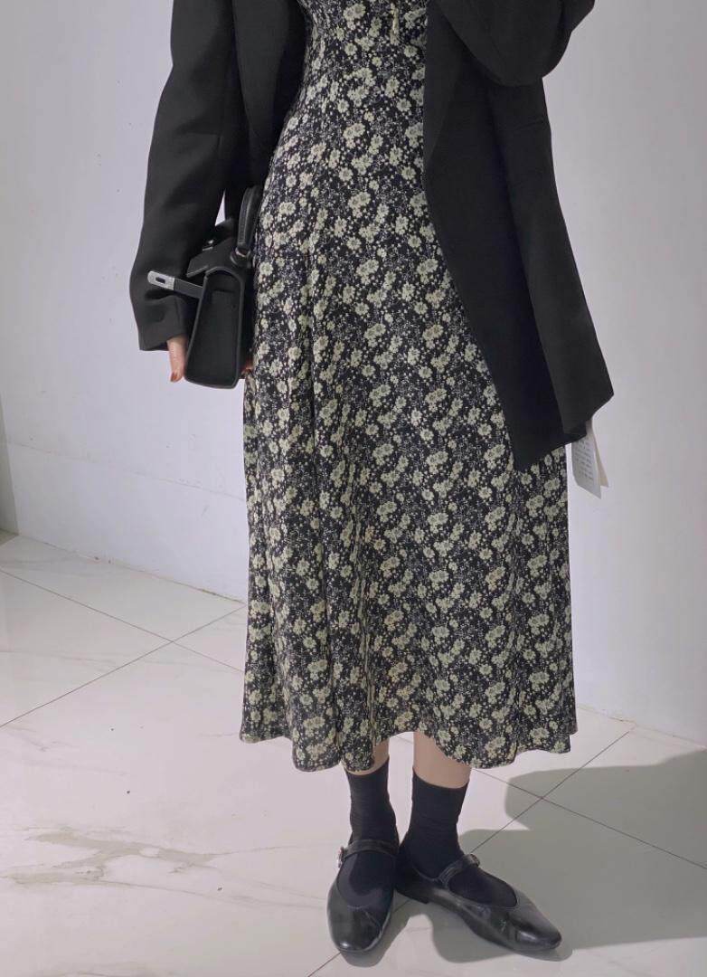 打底碎花裙，其它，驿谷