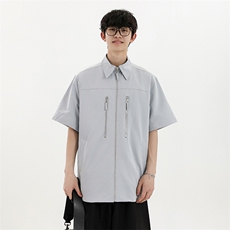 特P40无差价新款夏季时尚潮流百搭衬衫-UC2239无影墙，男装衬衫，电商A003