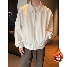 美式高街百搭纯色棉服男加绒加厚设计感上衣5D1180-TP5598，男装棉衣，电商A102